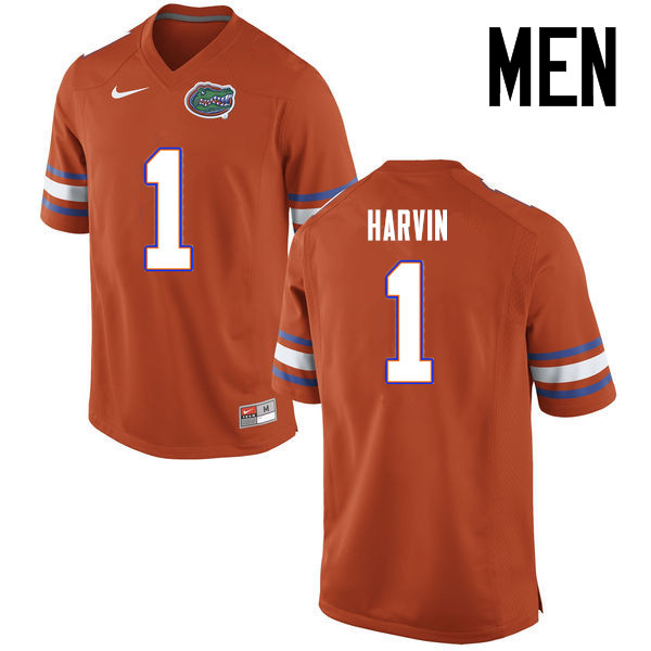 Men Florida Gators #1 Percy Harvin College Football Jerseys Sale-Orange